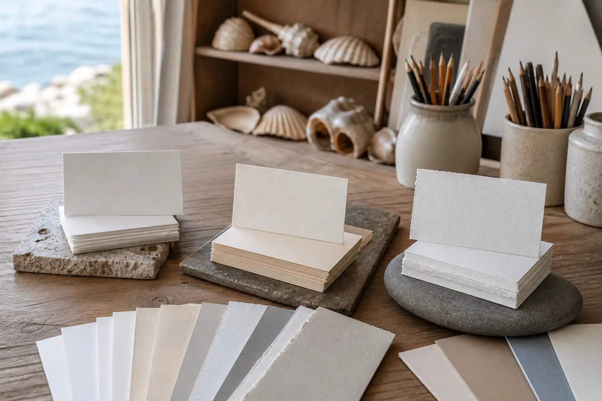 Cartes de visite d'artisans : trois cas concrets et ce qu'ils enseignent
